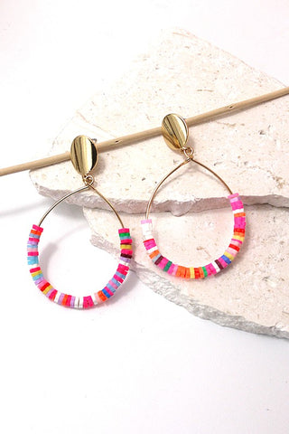 Colorful Teardrop Earrings-Sandi's Styles