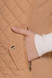 Caramel Quilted Vest-Sandi's Styles