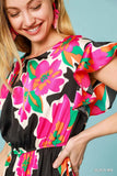 Black and Floral Dress-Sandi's Styles