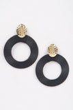 Colorful Large thread earrings-Sandi's Styles