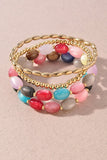 Multi Beaded Bracelet Set-Sandi's Styles