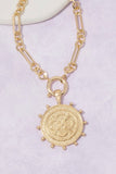 Clover Coin Necklace-Sandi's Styles