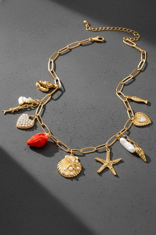 Sunset Shell Necklace-Sandi's Styles