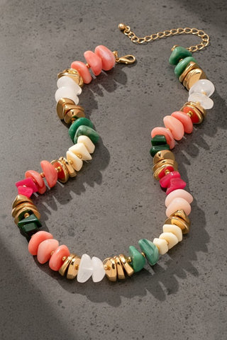 Colorful beaded Necklace-Sandi's Styles