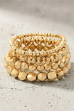 Gold Beaded Bracelet set-Sandi's Styles