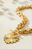 Chunky Heart Necklace-Sandi's Styles