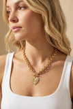 Chunky Heart Necklace-Sandi's Styles