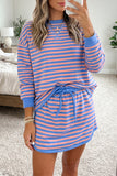 Pink and Blue Striped Set-Sandi's Styles