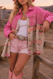 Pink Aztec Jacket-Sandi's Styles