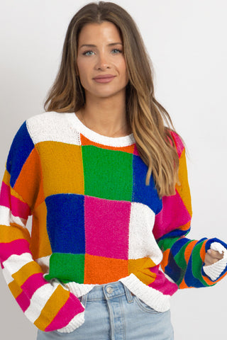 Colorblock Sweater