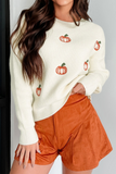 Cream Pumpkin Sweater