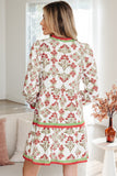 Taupe Floral Dress