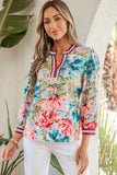 Pretty Fall Floral Top