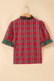 Christmas Plaid Top-Sandi's Styles
