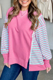 Pink and Aqua Stripe Top-Sandi's Styles