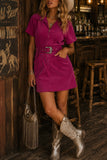 Magenta Western Dress