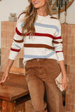 Striped Sweater with Confetti-Sandi's Styles