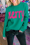 Green Merry Sweater-Sandi's Styles