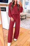 Burgundy Pant Set-Sandi's Styles