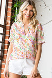 Abstract Print Top-Sandi's Styles