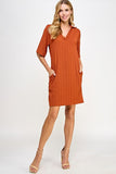 Sienna Rust Athletic Dress-Sandi's Styles