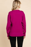 Magenta Bow Sweater-Sandi's Styles