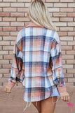 Pink and Blue Plaid Shacket-Sandi's Styles