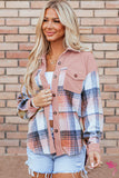 Pink and Blue Plaid Shacket-Sandi's Styles