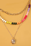 Three layer beaded necklace-Sandi's Styles