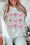 Santa Bow Sweater-Sandi's Styles