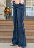 Hi Waist Flare Jeans-Sandi's Styles