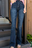 Hi Waist Flare Jeans-Sandi's Styles