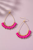 Teardrop hoop earrings-Sandi's Styles