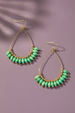 Teardrop hoop earrings-Sandi's Styles