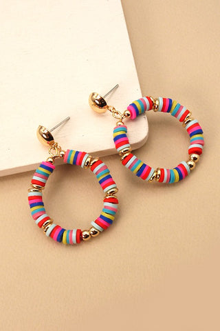 Circle Disc Earrings-Sandi's Styles
