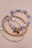 Blue Porcelain Bracelet-Sandi's Styles