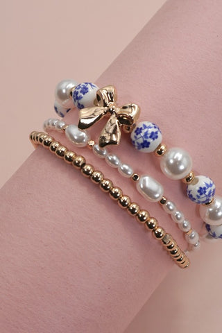 Blue Porcelain Bracelet-Sandi's Styles