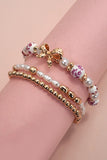 Pink Porcelain Bracelet-Sandi's Styles