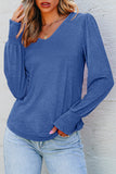 Sky blue long sleeve top-Sandi's Styles