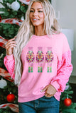 Pink Sequin Nutcracker Top-Sandi's Styles