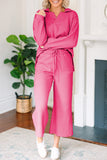 Pink Textured Set-Sandi's Styles