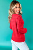 Red Sweater-Sandi's Styles