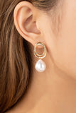 Gold Pearl Earrings-Sandi's Styles