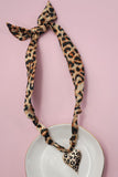 Leopard Print Scarf Necklace-Sandi's Styles
