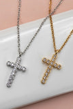 Gold Cross Necklace-Sandi's Styles