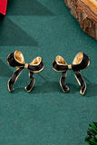Red Bow Earrings-Sandi's Styles