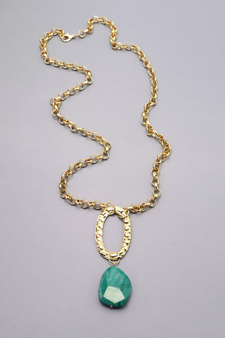 Chic Green Necklace-Sandi's Styles