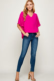 Hot Pink Spring Top-Sandi's Styles